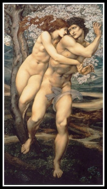 "The Tree of Forgiveness." by Edward Burne-Jones. 19th century.