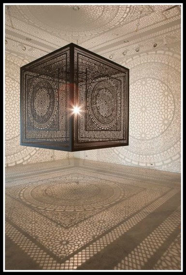 Installation by Fabrizio Cornellli. Contemporary artist.