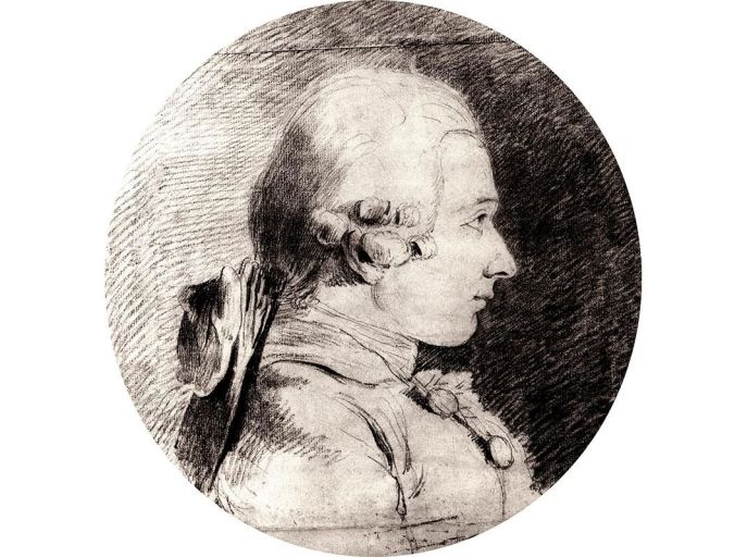 Portrait of the Marquis De Sade Aged 19-Van Loos 1760