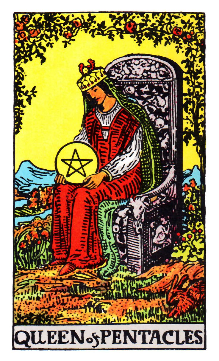 RW-Queen-of-Pentacles