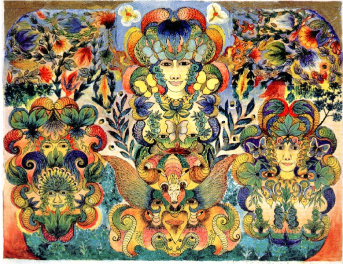 Minnie-Evans-Untitled