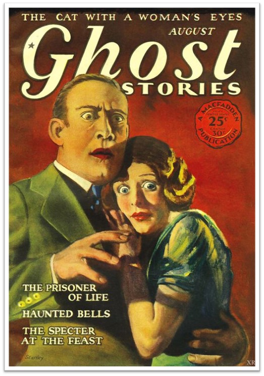 Fearful man and woman circa 1926